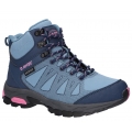 Hi-Tec Wanderschuhe Raven Mid WP (waterproof/wasserdicht) hellblau Damen